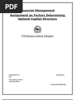 Download Factors Determining Optimal Capital Structure by Arindam Mitra SN49687063 doc pdf