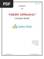 Download credit-appraisal-canara-bank by Sneha Hanumanthappa SN49688842 doc pdf