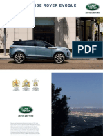 Range Rover Evoque Brochure 1L5512030000BFRFR03P Tcm286 737360
