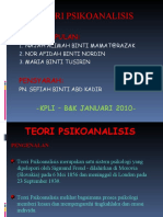 Teori Psikoanalisis