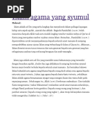 Download Islam agama yang syumul by nurhakimi1512 SN49689586 doc pdf