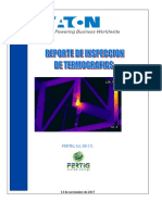 Informe termografía equipo eléctrico FERTIG