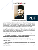 10 Wasiat Imam Hasan Al
