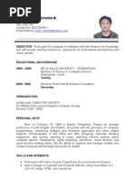 Jhelo New Resume