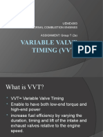 Variable valve timing (VVT)