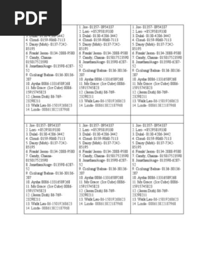 Phone list