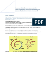 Type 1:Insulin dependent diabetes mellitus Or juvenile-onset diabetes, charecterised by absolute deficiency of insulin resulting from autoimmune destruction of β-cells