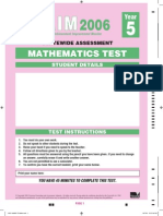 Mathematics Test: Statewide Assessment