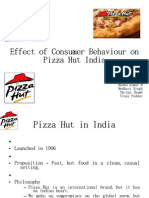 Effect of Indian Consumer Behaviour on Pizza Hut