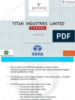 Titan Industries Limited: Delivering Value by Creating Desirable Brands'