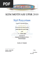 Contoh Sijil Penyertaan KEM MOTIVASI UPSR 2010