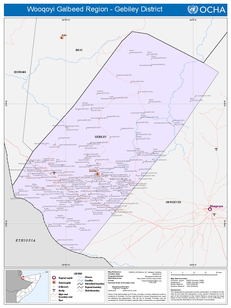Gebiley District Map Overview | PDF