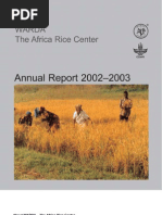 Download AfricaRice Annual Report 2002-2003 by Africa Rice Center SN49702806 doc pdf