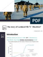 The Story of Lockheed SR71 Blackbird