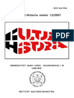 Kultura I Historia Numer 12 2007