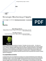 Strategie Marketing D'apple - Marketing 2