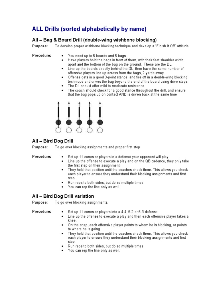 Youth Football Drills Pdf Free Download
