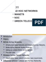 Ett - Ad Hoc Networks - Manets - Noc - Green Telecom