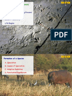 Formation of A Species Evolution: A Remodeling Process Life's History Modern Taxonomy Life Begins