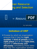Human Resource Planning and Selection