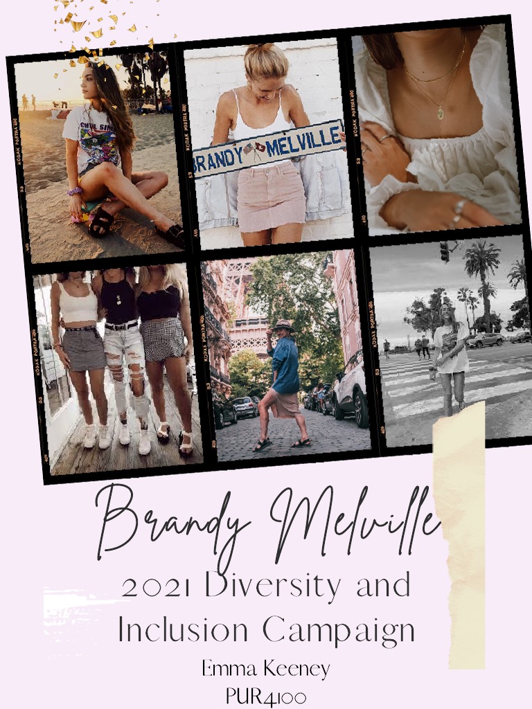 Brandy Melville Public Relations Campaign PDF Target Audience