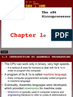 Org One: The x86 Microprocessor