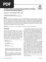 Sim-SPR: An Open-Source Surface Plasmon Resonance Simulator For Academic and Industrial Purposes