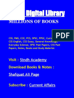 Millions of Books: Sindh Digital Library