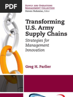 Transforming U.S. Army Supply Chains