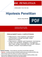 1 Hipotesis Penelitian