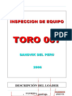 Inspeção Eqpto Toro 007