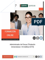 Curso de Administrador de Fincas