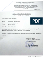 surat kesanggupan hadir madig