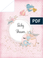 Libro Baby Shower Elefante