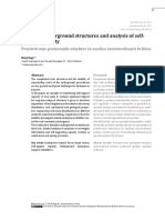 Design of underground structures and analysis of self-support capacity