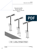 Instalación y mantenimiento de disyuntor SF6 GL315-GL316