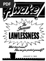 1968 - Awake | PDF | Juvenile Delinquency | Crime & Violence