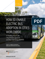 How To Enable Electric Bus Adoption Cities Worldwide
