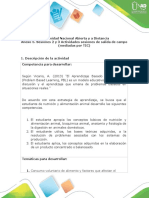 Anexo 2. Sesiones 2 y 3 Actividades de Salida de Campo (Mediadas Por TIC)