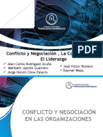 Conflicto y Negociacion , La comunicacion y El Liderazgo