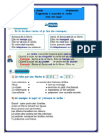 Japprends À Accorder Le Verbe Avec Son Sujet