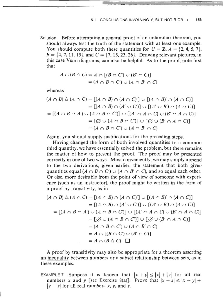 Proof Techniques in Abstract Mathematics | PDF | Teaching Methods ...