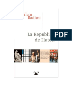 Badiou Alain - La Republica de Platon