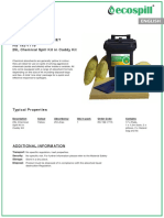 English: Technical Data Sheet RS 192-7715 25L Chemical Spill Kit in Caddy Kit