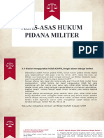 Asas Pidana Militer