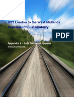 HS2 Assessment of sustainability - technical reports 