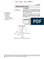 LM741-MIL Operational Amplifier: 1 Features 3 Description