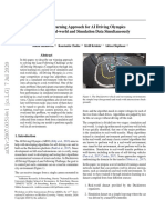 Imitation Learning Approach For AI Driving Olympics Trained On Real-World and Simulation Data Simultaneously