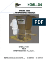 81-HG-700 Acromet Model 1200 Dry Material Feeder Manual