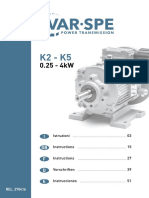 AO Dosing Variable Speed Manual Instruction